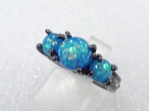 色石　指輪(11号)